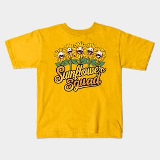 Sunflowers Squads Kids T-Shirt